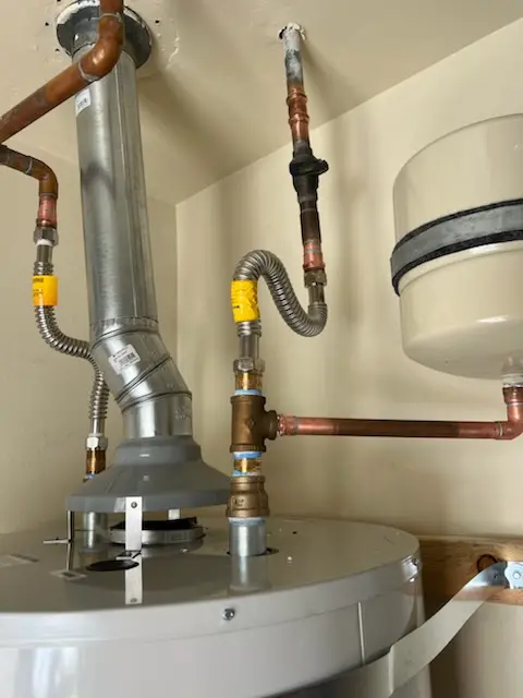 Water heater installation and plumbing repair in Granby Woods